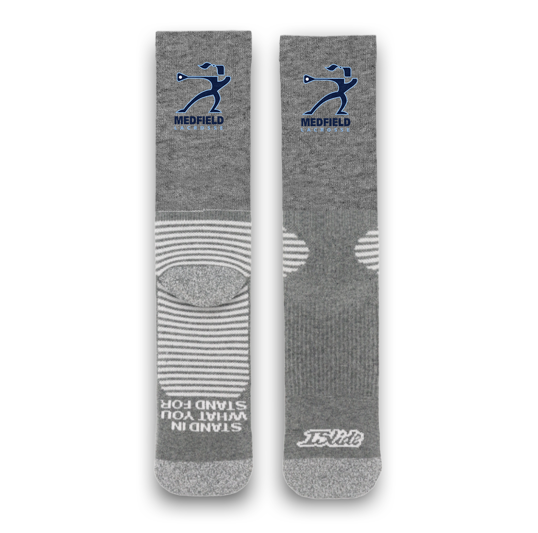 Medfield Girls Lacrosse Athletic Sock