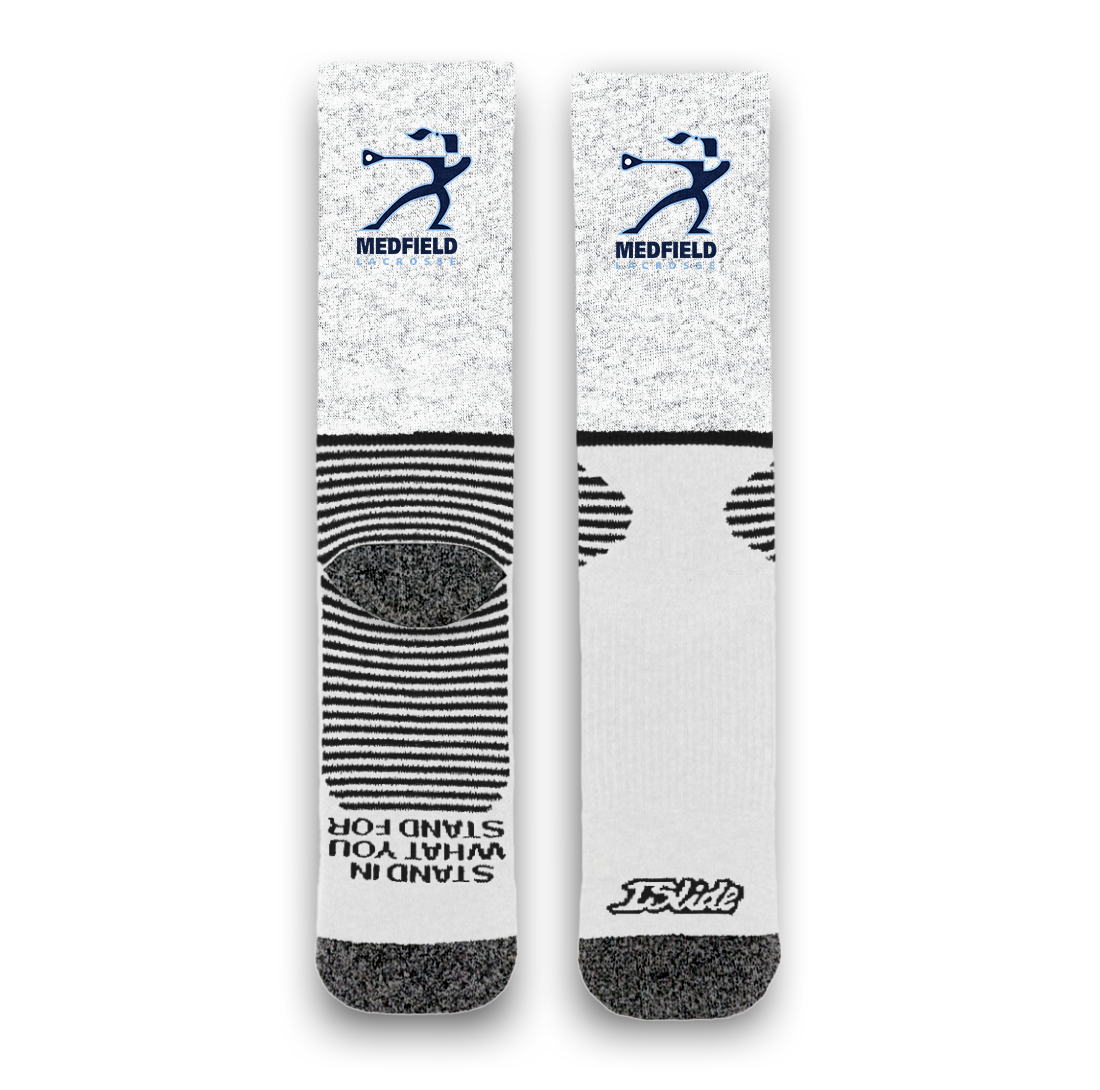 Medfield Girls Lacrosse Athletic Sock