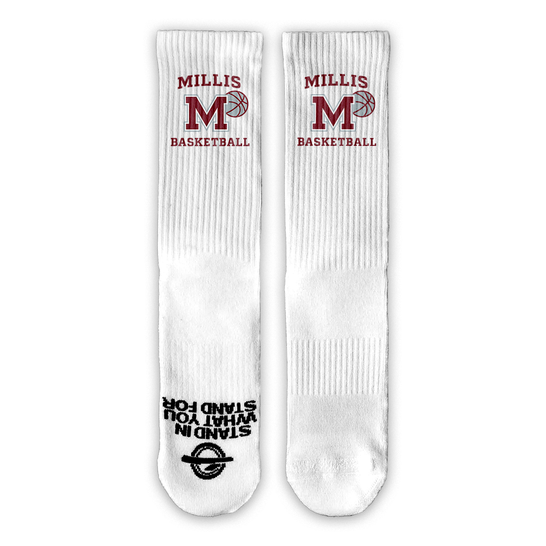 Millis Basketball Lifestyle Sock